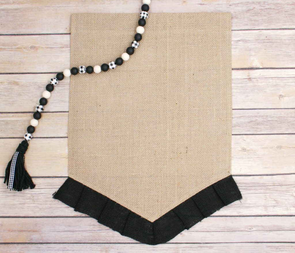 Color Ruffle Burlap Flags - Blanks Outlet