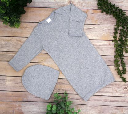 GRAY Blank Baby Gowns