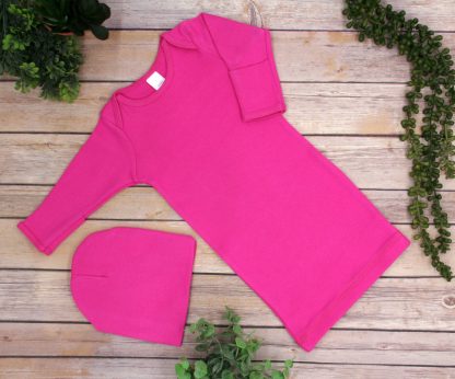 HOT PINK Blank Baby Gowns