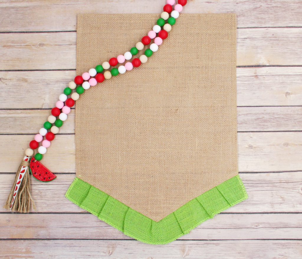 Color Ruffle Burlap Flags - Blanks Outlet