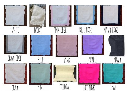 16 colors of heirloom quilt blanks