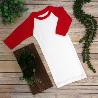 RED Blank Baby Gowns