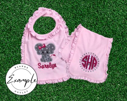 pink bib set