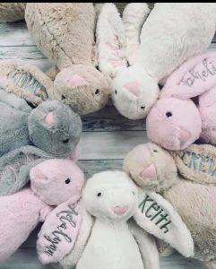 plush bunny blanks