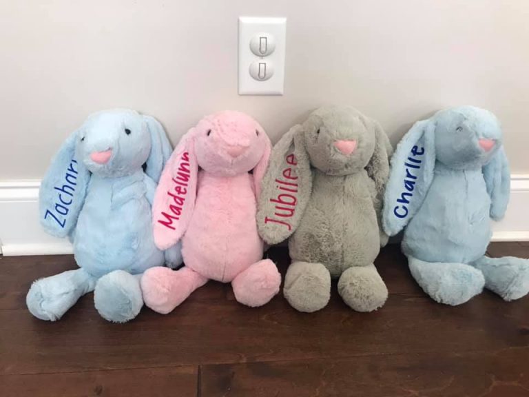 plush bunny blanks