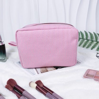 Seersucker Cosmetic Bags