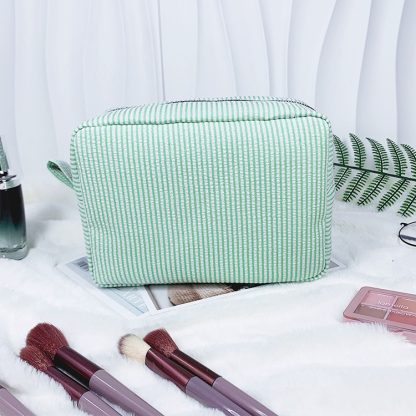 Seersucker Cosmetic Bags