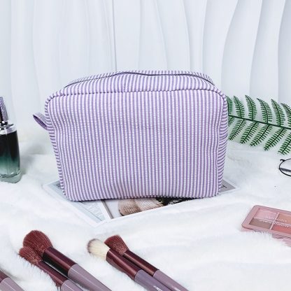 Seersucker Cosmetic Bags