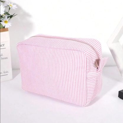 Seersucker Cosmetic Bags