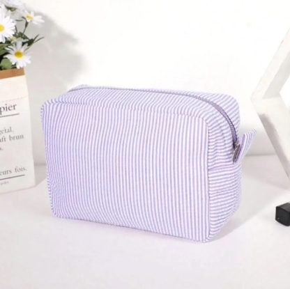 Seersucker Cosmetic Bags