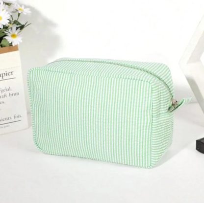 Seersucker Cosmetic Bags