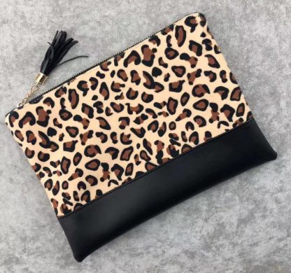 Leopard Print Cosmetic Bag