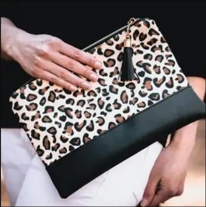 Leopard Print Cosmetic Bag