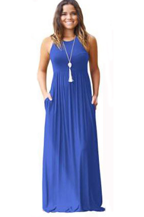 blue racerback dress – Blanks Outlet