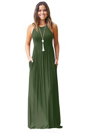 olive racerback dress – Blanks Outlet