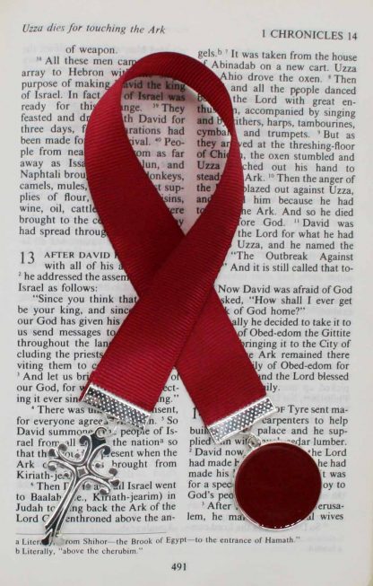red bookmark