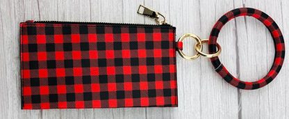 red plaid wallet 2