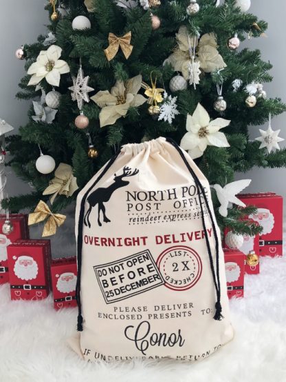 north pole santa sack