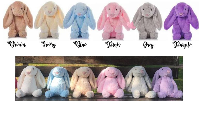 plush bunny blanks