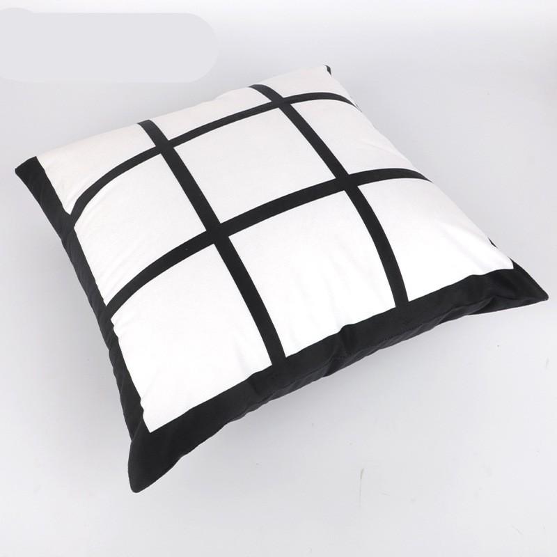 4 panel polyester pillowcase for sublimation blank panel pillow sublimation  9 panel pillow