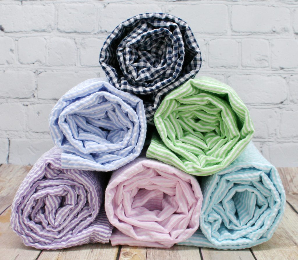 Seersucker & Minky Dot Baby Blankets Blanks Outlet