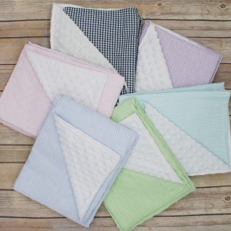 6 colors seersucker baby blankets