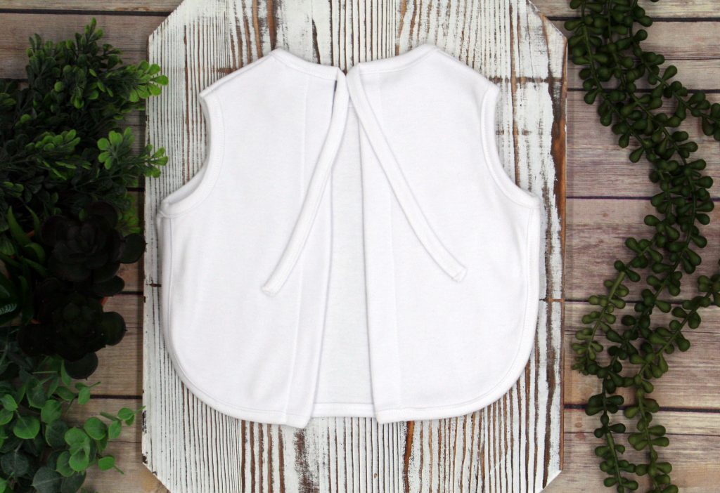 White Baby Apron Bib Blanks Outlet
