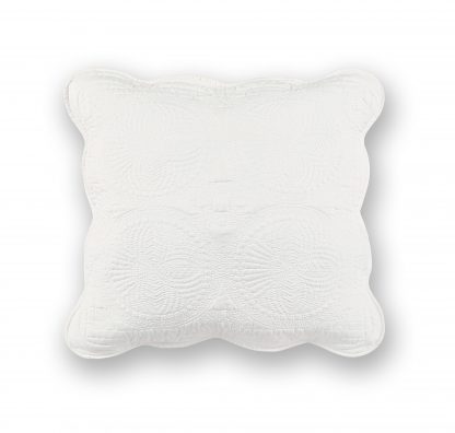 white heirloom quilted pillow cover blanks