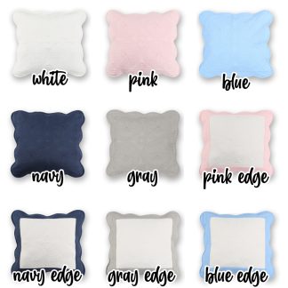 Heirloom Quilted Pillow Covers