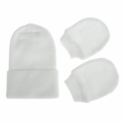 Newborn Beanie Hat & Mitten Sets